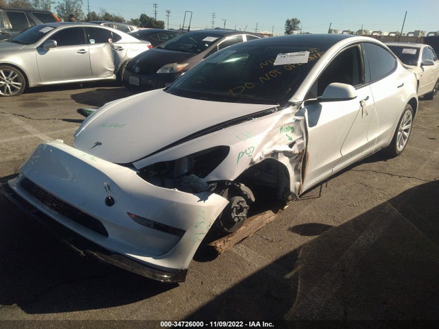Tesla MODEL 3 2022 5YJ3E1EA7NF298223 Image 2