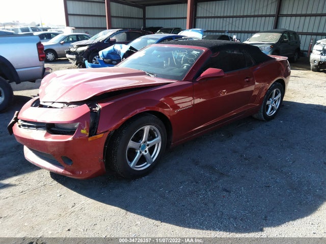 Chevrolet CAMARO LT 2014 2G1FB3D39E9281506 Image 2