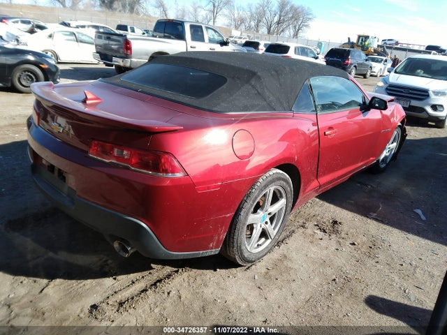 Chevrolet CAMARO LT 2014 2G1FB3D39E9281506 Image 4