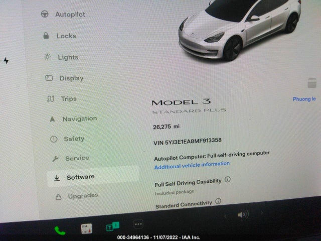 Tesla Model 3 Standard Range Plus 2021 5YJ3E1EA8MF913358 Image 7