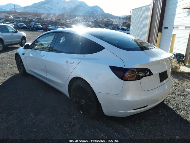 2021 TESLA MODEL 3 LONG RANGE VIN: 5YJ3E1EB5MF003174