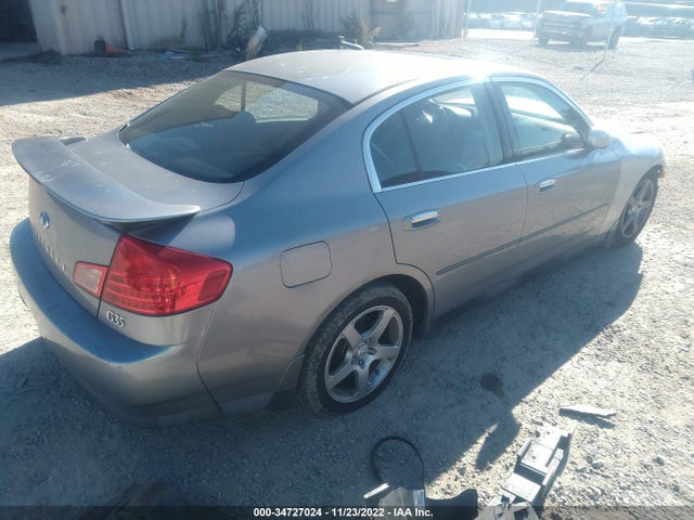 2004 INFINITI G35 SEDAN W/LEATHER VIN: JNKCV51E54M607885