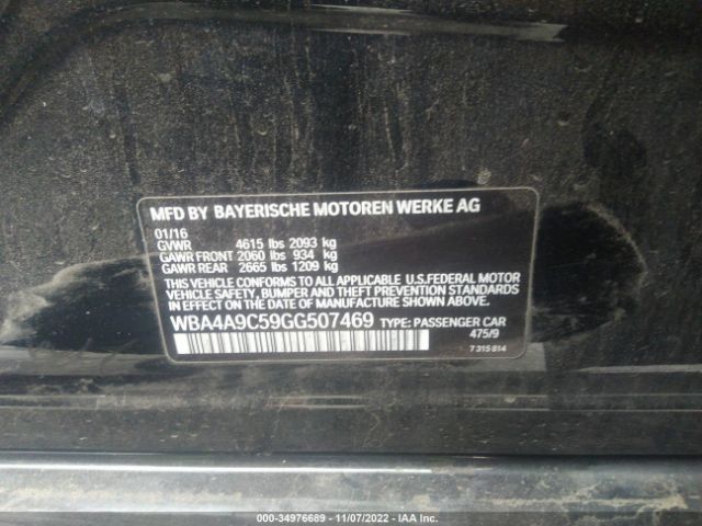 WBA4A9C59GG507469 BMW 4 Series 428i