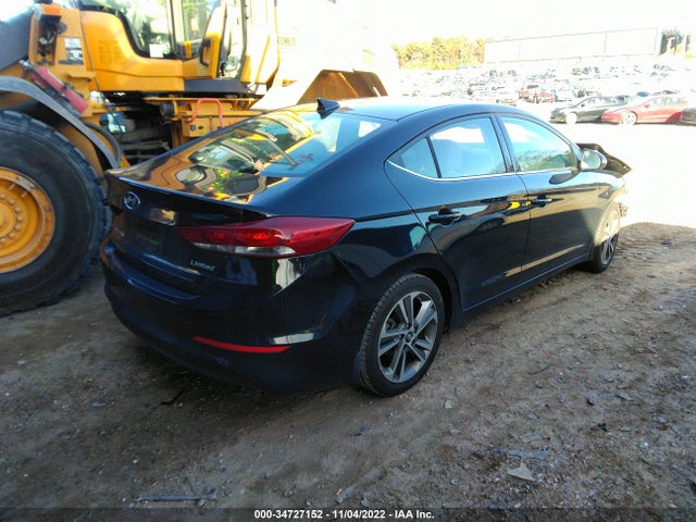 2018 HYUNDAI ELANTRA LIMITED VIN: 5NPD84LF6JH258996
