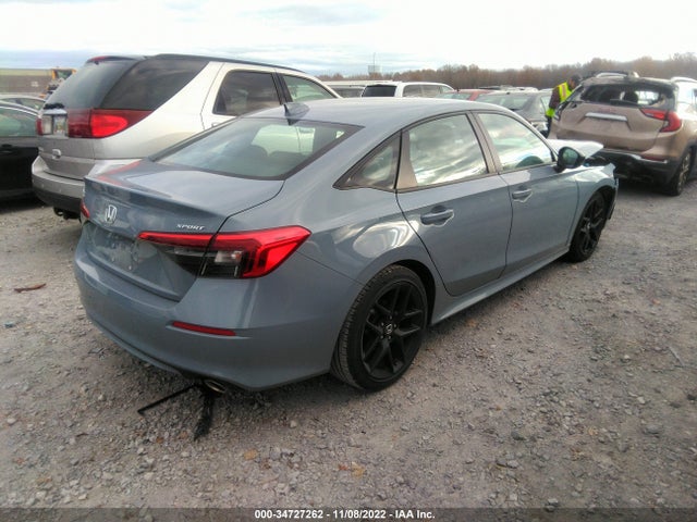 2022 HONDA CIVIC SEDAN SPORT VIN: 2HGFE2F58NH576692