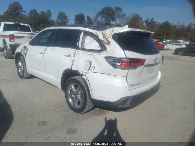 2017 TOYOTA HIGHLANDER LIMITED VIN: 5TDYZRFH2HS199457