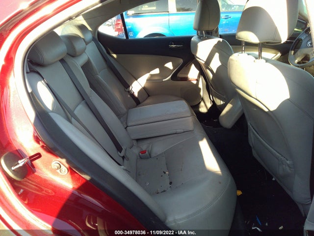 2008 LEXUS IS 250 VIN: JTHCK262585025016