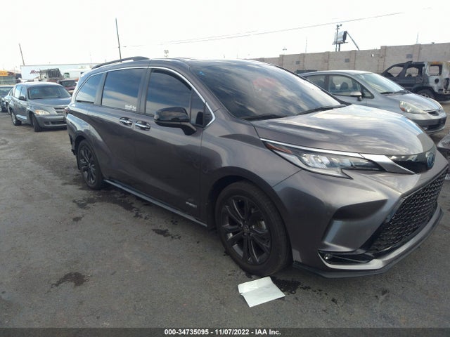 2021 TOYOTA SIENNA XSE VIN: 5TDXRKEC2MS041414