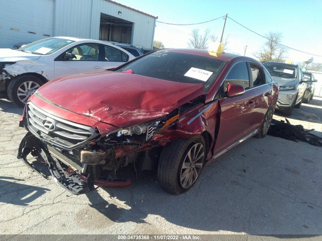 2015 HYUNDAI SONATA 2.4L SPORT VIN: 5NPE34AF9FH047661