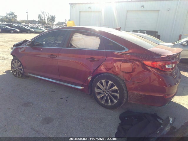 2015 HYUNDAI SONATA 2.4L SPORT VIN: 5NPE34AF9FH047661