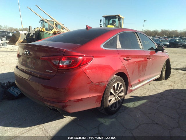 2015 HYUNDAI SONATA 2.4L SPORT VIN: 5NPE34AF9FH047661