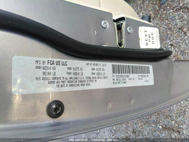 2C3CCAEG5JH126887 Chrysler 300 Limited