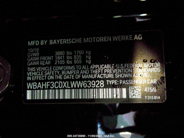 2020 BMW Z4, VIN: WBAHF3C0XLWW63928