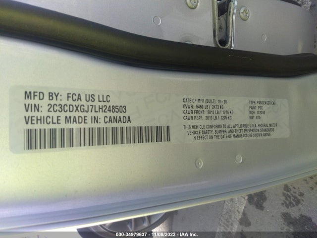 Dodge Charger Scat Pack 2020 2C3CDXGJ7LH248503 Image 10