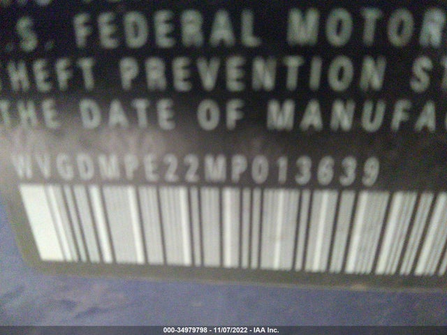 2021 Volkswagen ID.4, VIN: WVGDMPE22MP013639