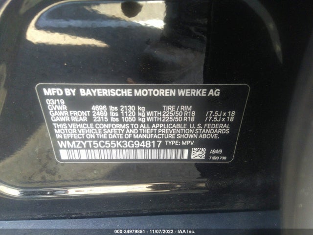 WMZYT5C55K3G94817 Mini Countryman Cooper S