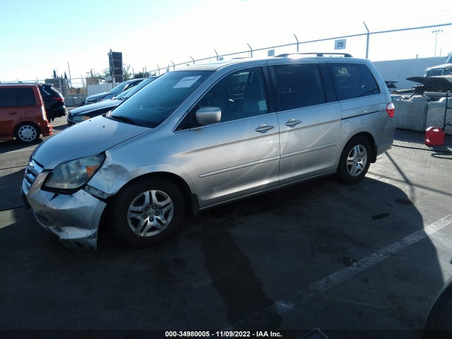 2007 HONDA ODYSSEY EX-L VIN: 5FNRL38757B425887