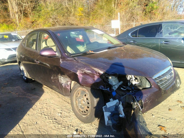 2009 HYUNDAI ELANTRA GLS PZEV VIN: KMHDU46D19U782804