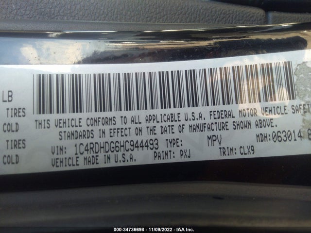 Dodge DURANGO GT 2017 1C4RDHDG6HC944493 Image 10