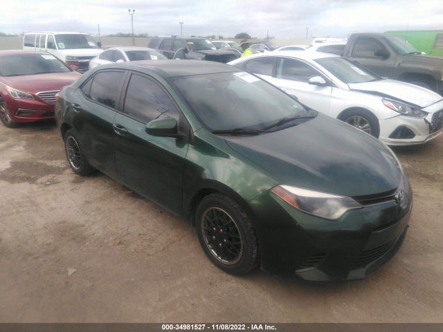 2016 TOYOTA COROLLA L/LE/S/S PLUS/LE PLUS VIN: 2T1BURHE5GC562591