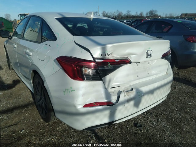 2022 HONDA CIVIC SEDAN SPORT VIN: 2HGFE2F56NH547613