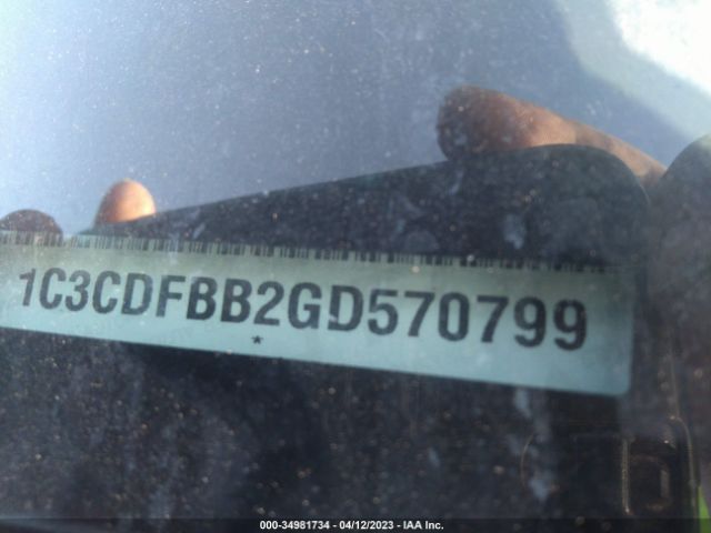 1C3CDFBB2GD570799 Dodge DART SXT