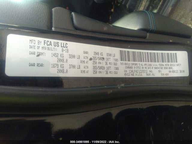 2018 Jeep Grand Cherokee, VIN: 1C4RJFAG7JC375712