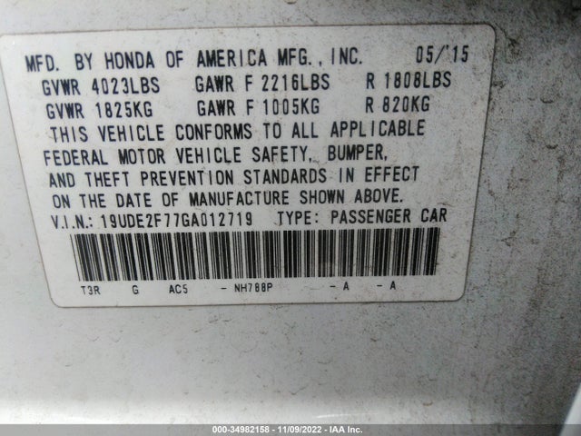 Acura Ilx W 2016 19UDE2F77GA012719 Image 9