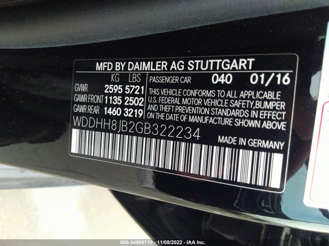 2016 Mercedes-Benz E-Class Wagon, VIN: WDDHH8JB2GB322234