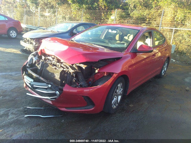 2018 HYUNDAI ELANTRA SEL VIN: 5NPD84LF8JH362521