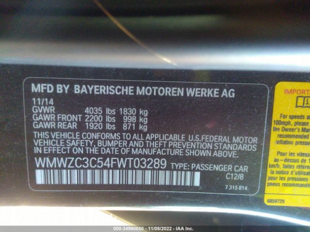 WMWZC3C54FWT03289 Mini COOPER COUNTRYMAN