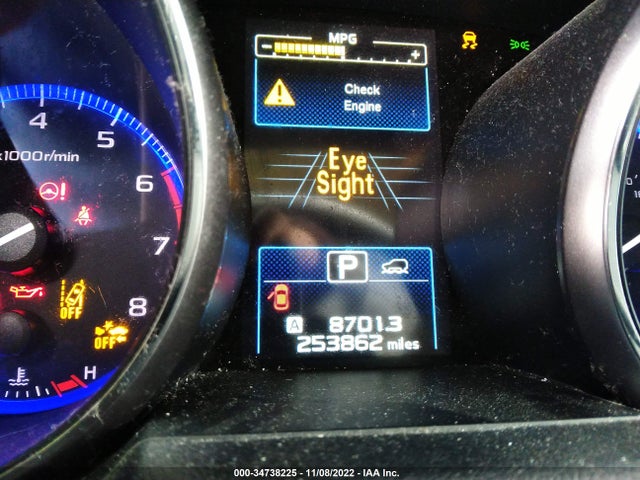 2015 SUBARU OUTBACK 2.5I PREMIUM VIN: 4S4BSBFC0F3310149