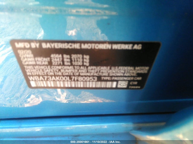 BMW 2 Series 228i Xdrive 2020 аукцион фото