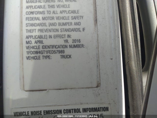 2015 Ford F-450, VIN: 1FD0W4GT1FED57989
