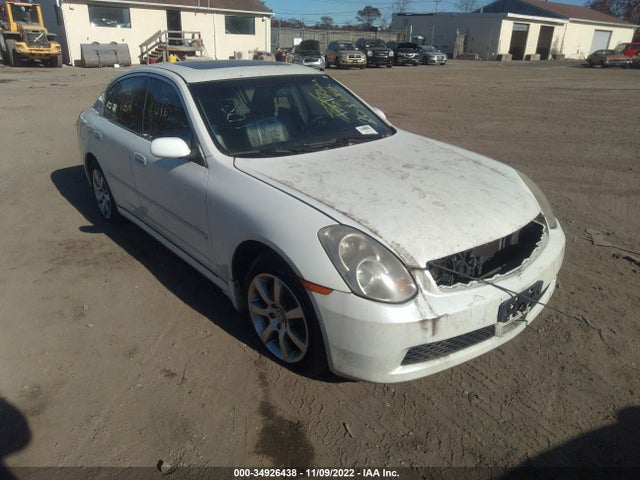 2006 INFINITI G35 SEDAN VIN: JNKCV51F66M608619