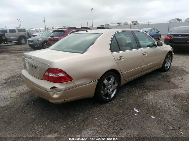 2005 LEXUS LS 430 VIN: JTHBN36F255004289