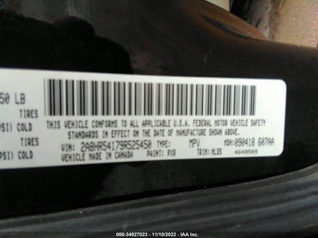 2A8HR54179R525450 Chrysler Town & Country Touring