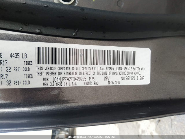 2015 Jeep Patriot, VIN: 1C4NJPFA7FD428225
