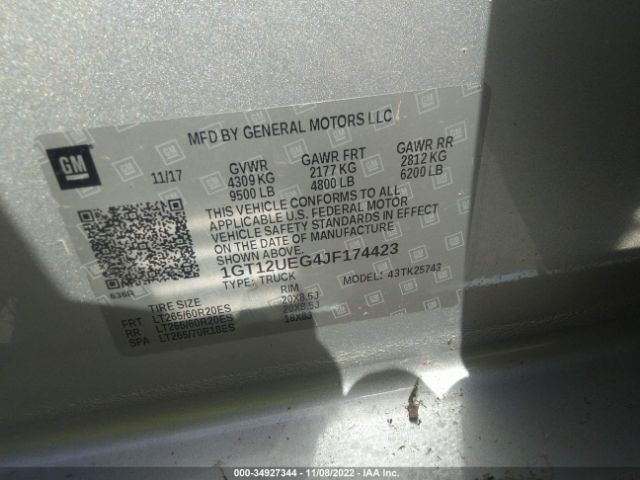 1GT12UEG4JF174423 GMC SIERRA 2500HD