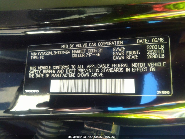Volvo S90 Inscription 2017 YV1A22ML3H1001464 Image 9