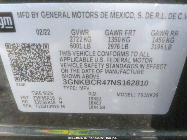 Chevrolet Blazer Lt 2022 3GNKBCR47NS162810 Image 9