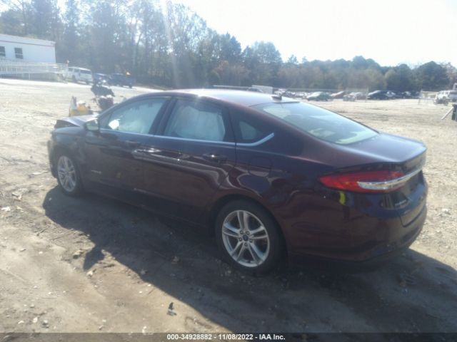 3FA6P0LU0JR221030 Ford Fusion Hybrid Se