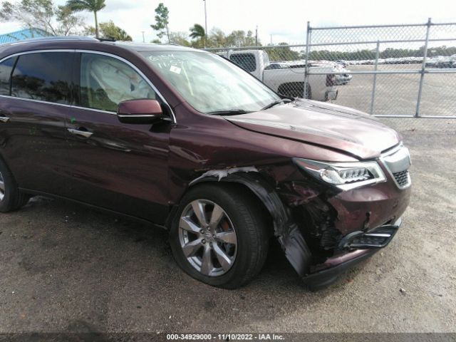 5FRYD3H86FB006154 Acura Mdx Advance/entertainment Pkg