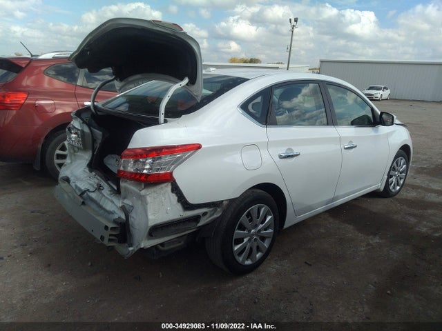 2015 Nissan Sentra Sv მანქანა იყიდება აუქციონზე, vin: 3N1AB7AP5FY224644, აუქციონის ნომერი: 34929083