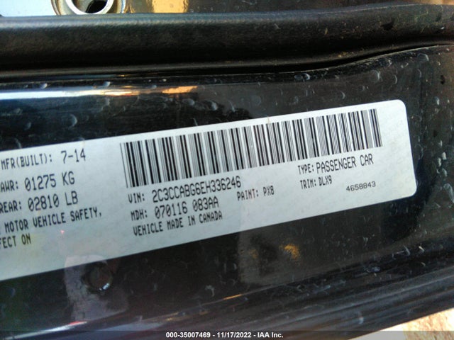 Chrysler 300 300s 2014 2C3CCABG6EH336246 Image 9