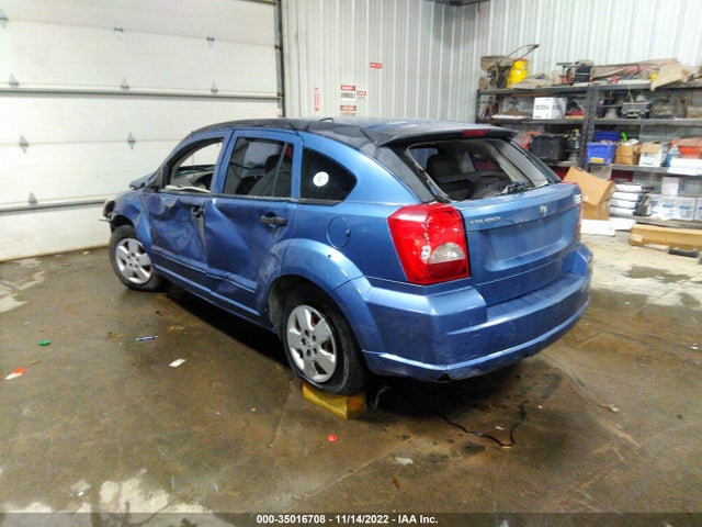 2007 DODGE CALIBER VIN: 1B3HB28B57D242589