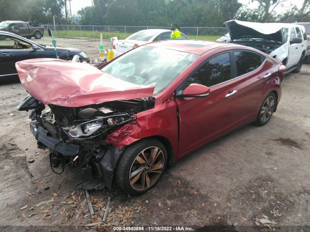 2014 HYUNDAI ELANTRA LIMITED VIN: 5NPDH4AE3EH496823