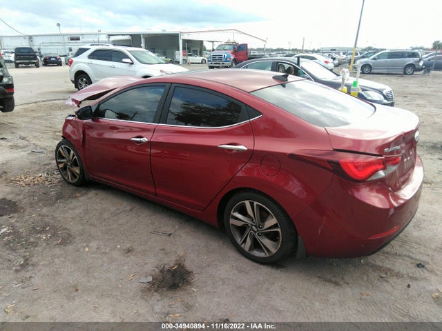 2014 HYUNDAI ELANTRA LIMITED VIN: 5NPDH4AE3EH496823