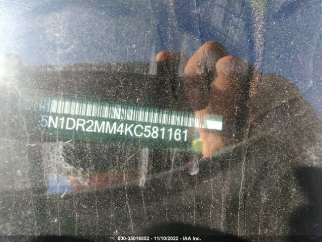 5N1DR2MM4KC581161 Nissan Pathfinder Sv