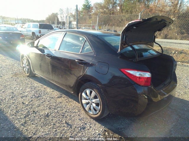 2015 TOYOTA COROLLA L/LE/S/S PLUS/LE PLUS VIN: 2T1BURHEXFC353491